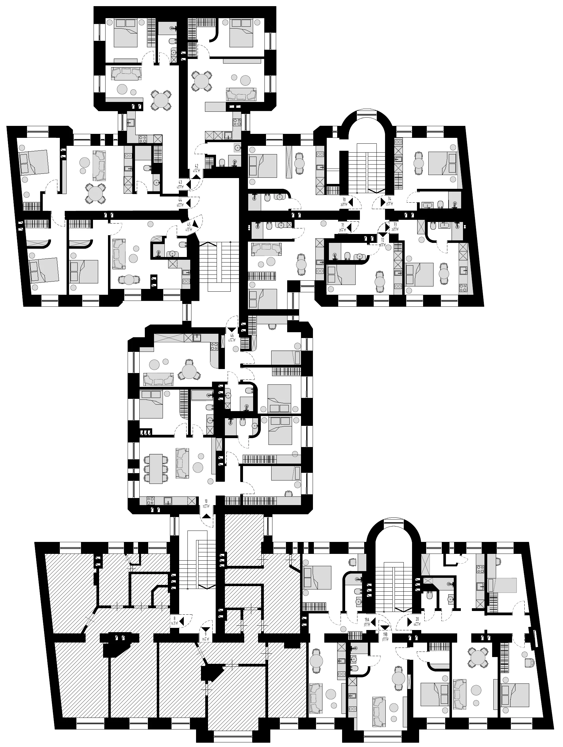 4. stāva plāns